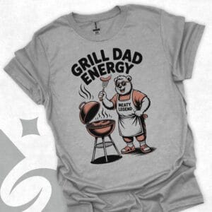 Grill Dad Energy Bear T-Shirt