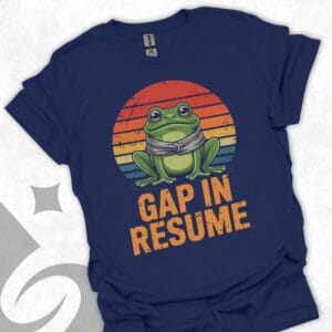 Gap In Resume Retro Frog T-Shirts