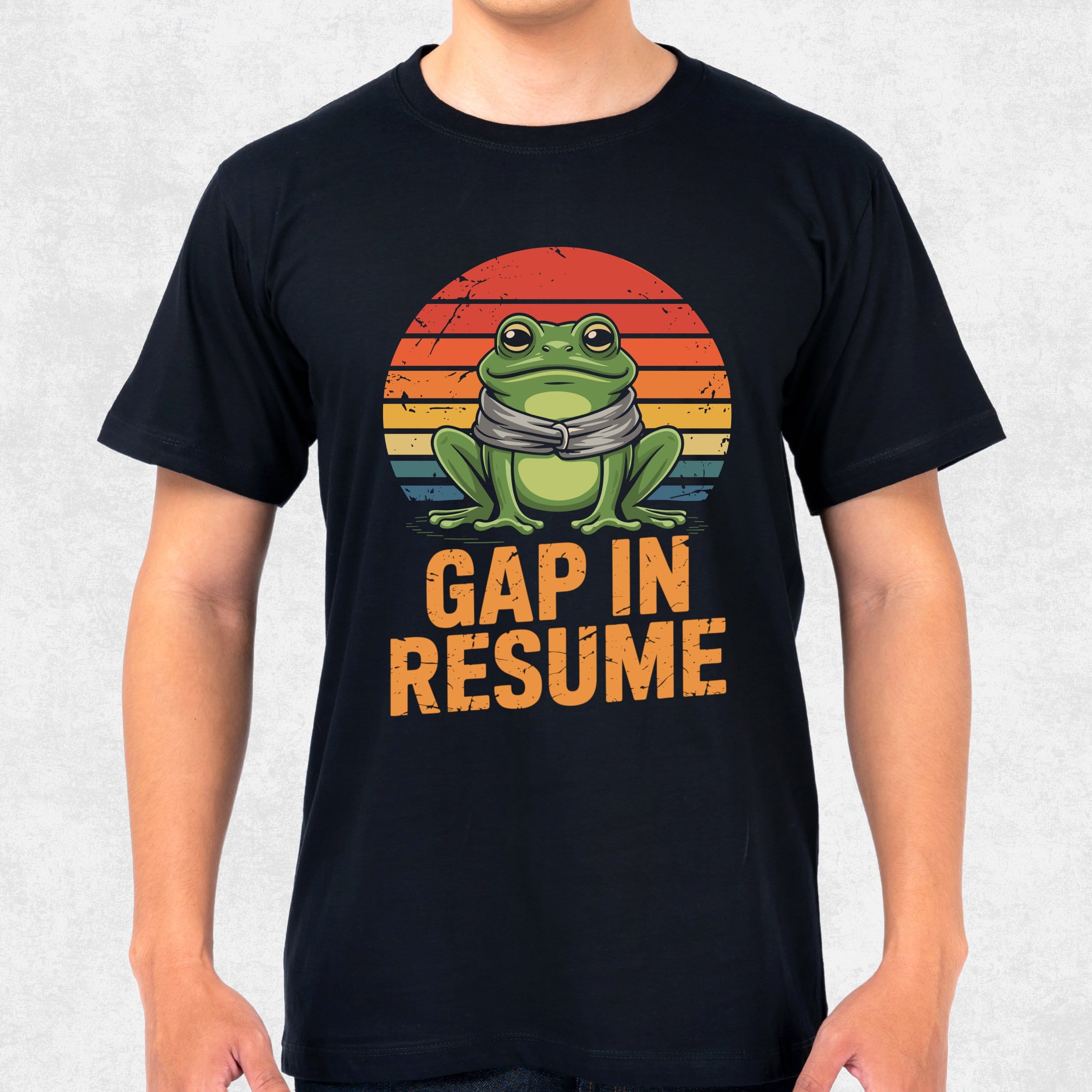 Gap In Resume Retro Frog T-Shirts