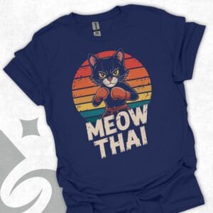 Retro Kitten Meow Thai T-Shirts