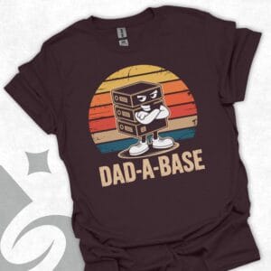 Dad Database Retro Sunset T-Shirts