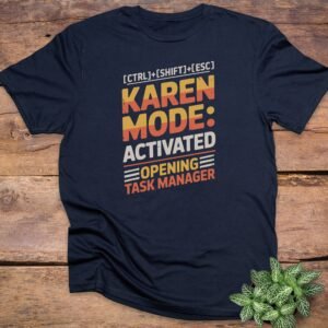 Karen Mode Activated Task Manager T-Shirt