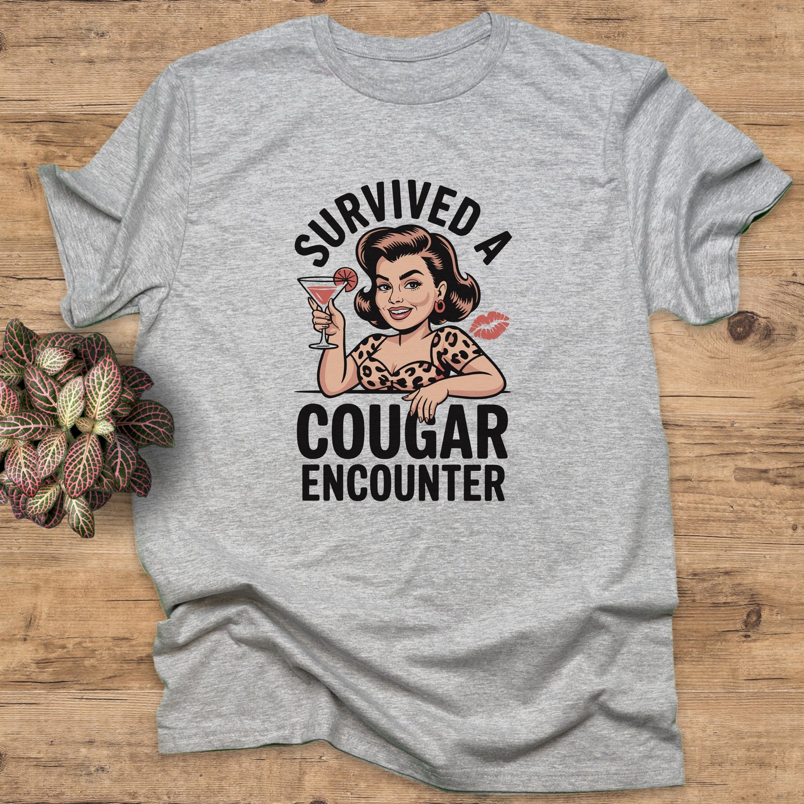 Survived a Cougar Encounter T-Shirt