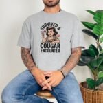 Survived a Cougar Encounter T-Shirt