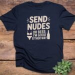 Send Nudes Or Beer Im Good Either Way T-Shirt