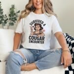 Survived a Cougar Encounter T-Shirt