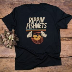 Ripping Fishnets Orange T-Shirt