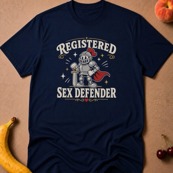 Registered Sex Defender T-Shirt funny adult humor t-shirt