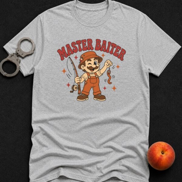 Master Baiter T-Shirt funny adult humor t-shirt