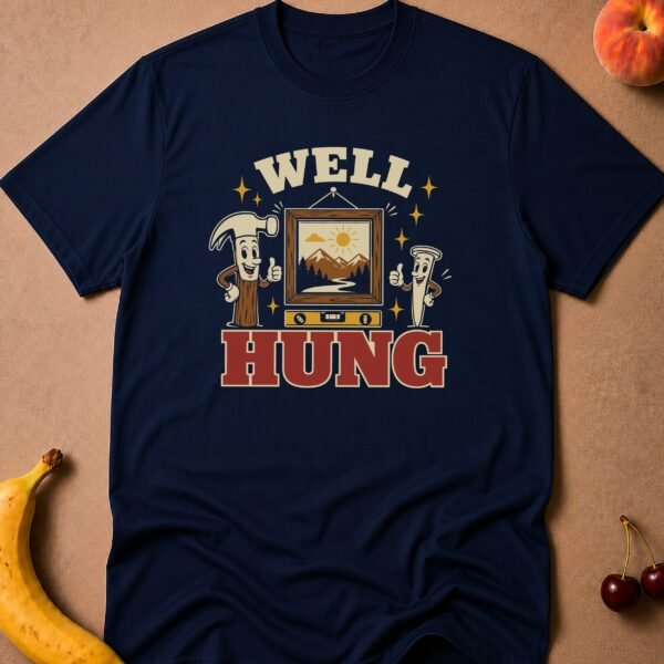Well Hung Handyman T-Shirt funny adult humor t-shirt