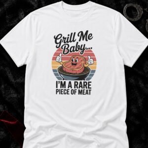 Rare Steak Grilling T-Shirt funny adult humor t-shirt