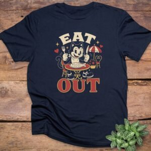 Eat Out Cat T-Shirt