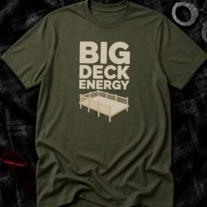 Big Deck Energy T-Shirt funny adult humor t-shirt