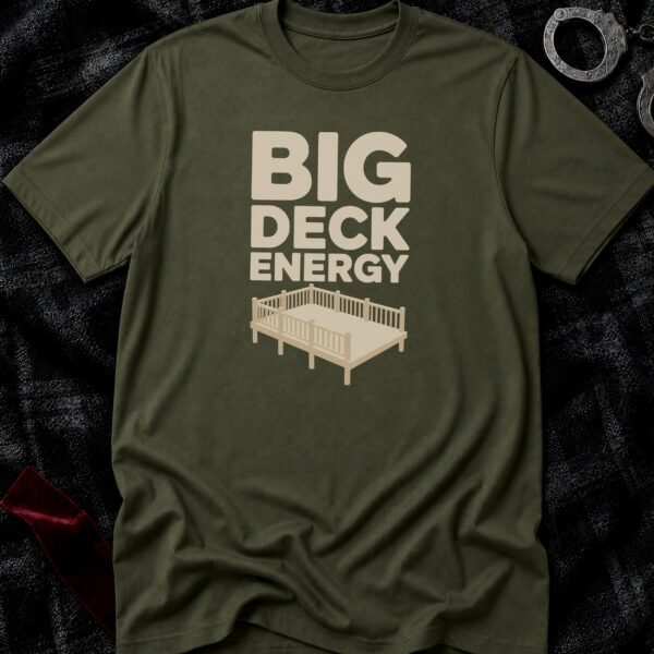 Big Deck Energy T-Shirt funny adult humor t-shirt