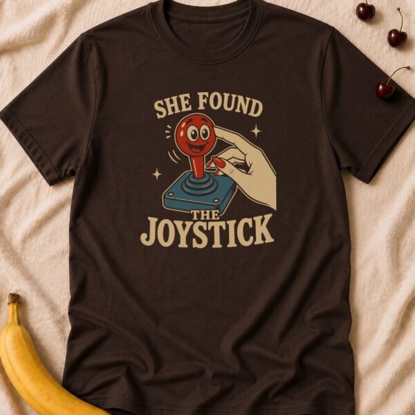 She Found The Joystick - Funny Men's Graphic T-Shirt | Imaginatio