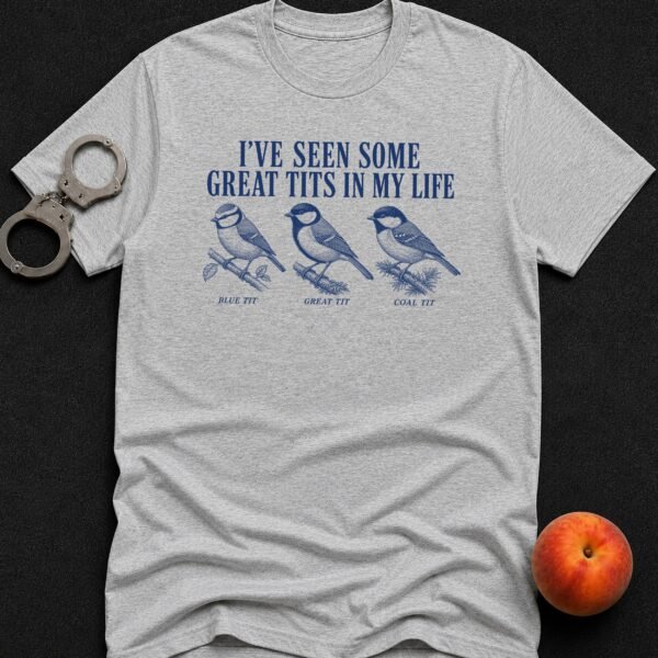 Great Tits - Funny Men's Graphic T-Shirt | Imaginatio