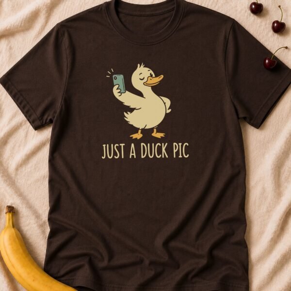 Just A Duck Pic - Funny Men's Graphic T-Shirt | Imaginatio