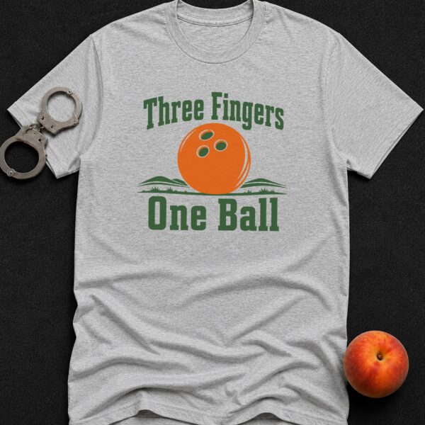 Three Fingers One Ball Bowling T-Shirt