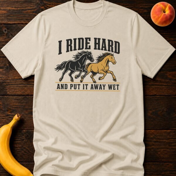 Sarcastic Horse Riding Graphic T-Shirt