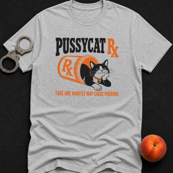 Pussycat Prescription - Funny Men's Graphic T-Shirt | Imaginatio