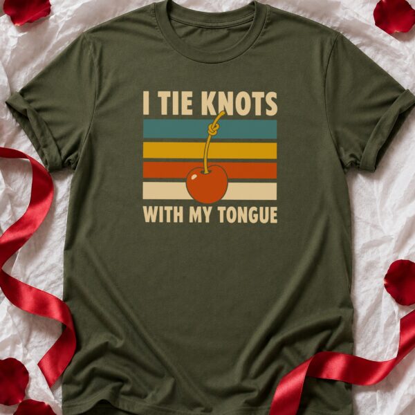 Cherry Stem Knot T-Shirt