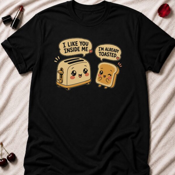 Toaster 'I Like You Inside Me' - Funny Women's Graphic T-Shirt | Imaginatio