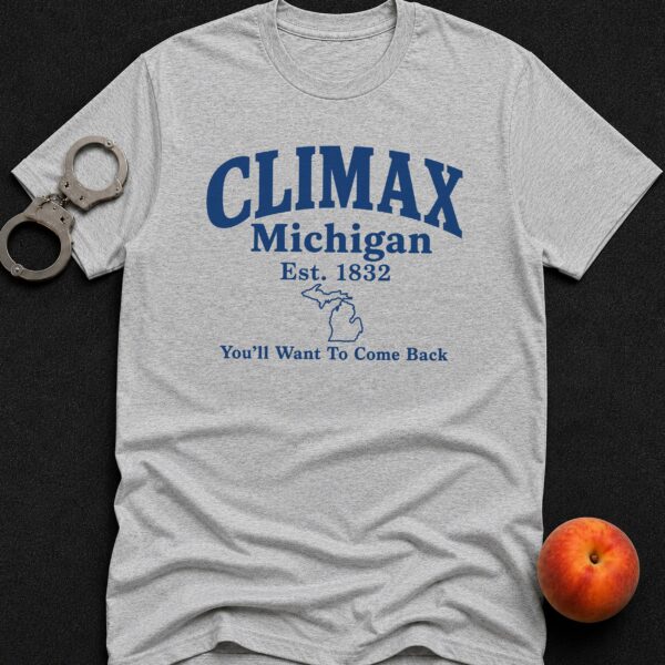Climax Michigan - Funny Men's Graphic T-Shirt | Imaginatio