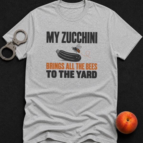Zucchini Brings Bees - Funny Men's Graphic T-Shirt | Imaginatio