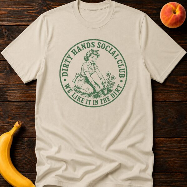 Dirty Hands - Funny Women's Graphic T-Shirt | Imaginatio